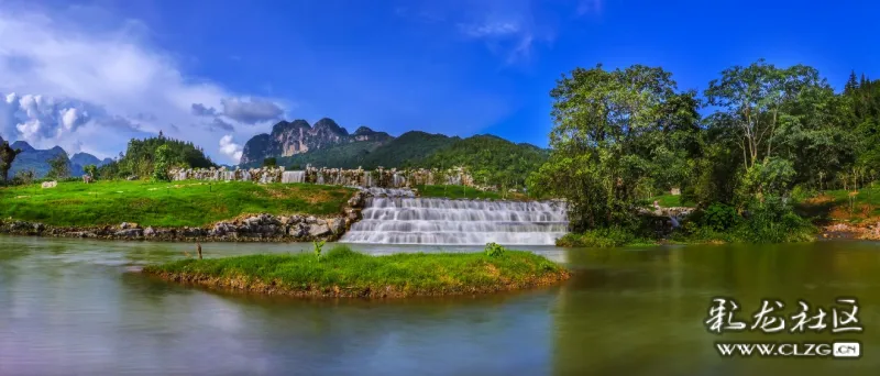 世外桃源般的五龙壮乡南丹叠水瀑布生态园-彩龙社区